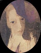 Marie Laurencin Cat and female oil on canvas